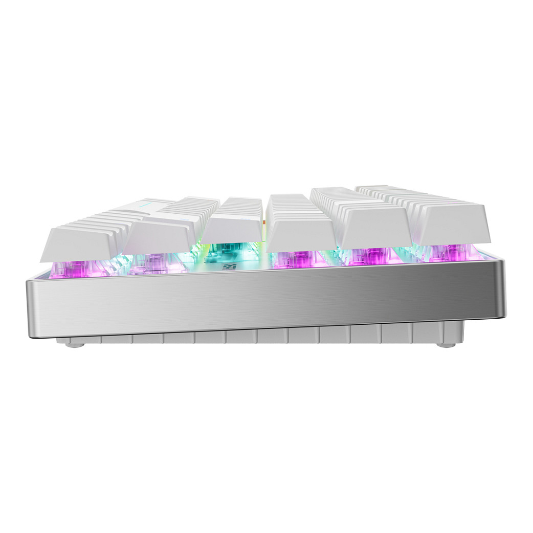 Tastierë Gaming CHERRY XTRFY MX 8.2 Pro TMR Wireless / US Layout / TKL / CHERRY MK Crystal Magnetic / TMR / 8000 Hz / 2.4 GHz + Bluetooth + USB / RGB – Bardhë 4