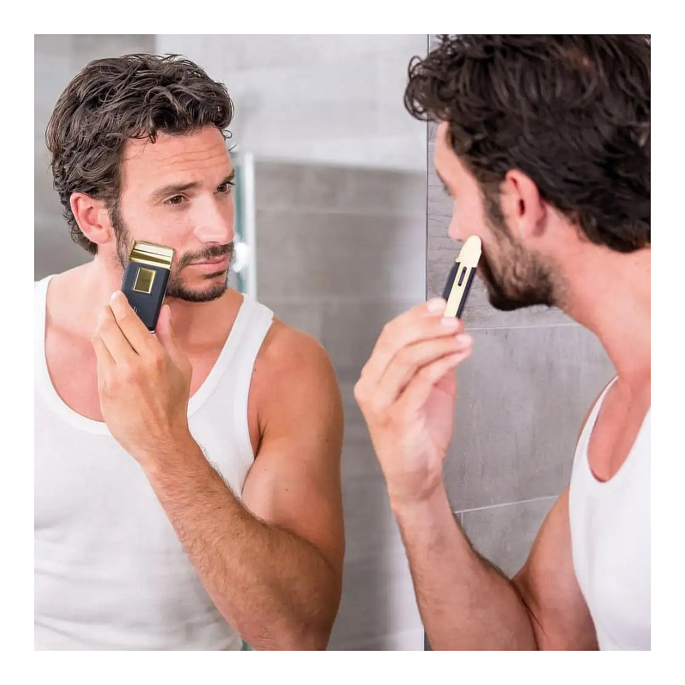 Makinë e Rrojës Wahl Travel Shaver Gold 07057-016, Pa Kabllo, 45 Min Autonomi – Zezë/Ari 5