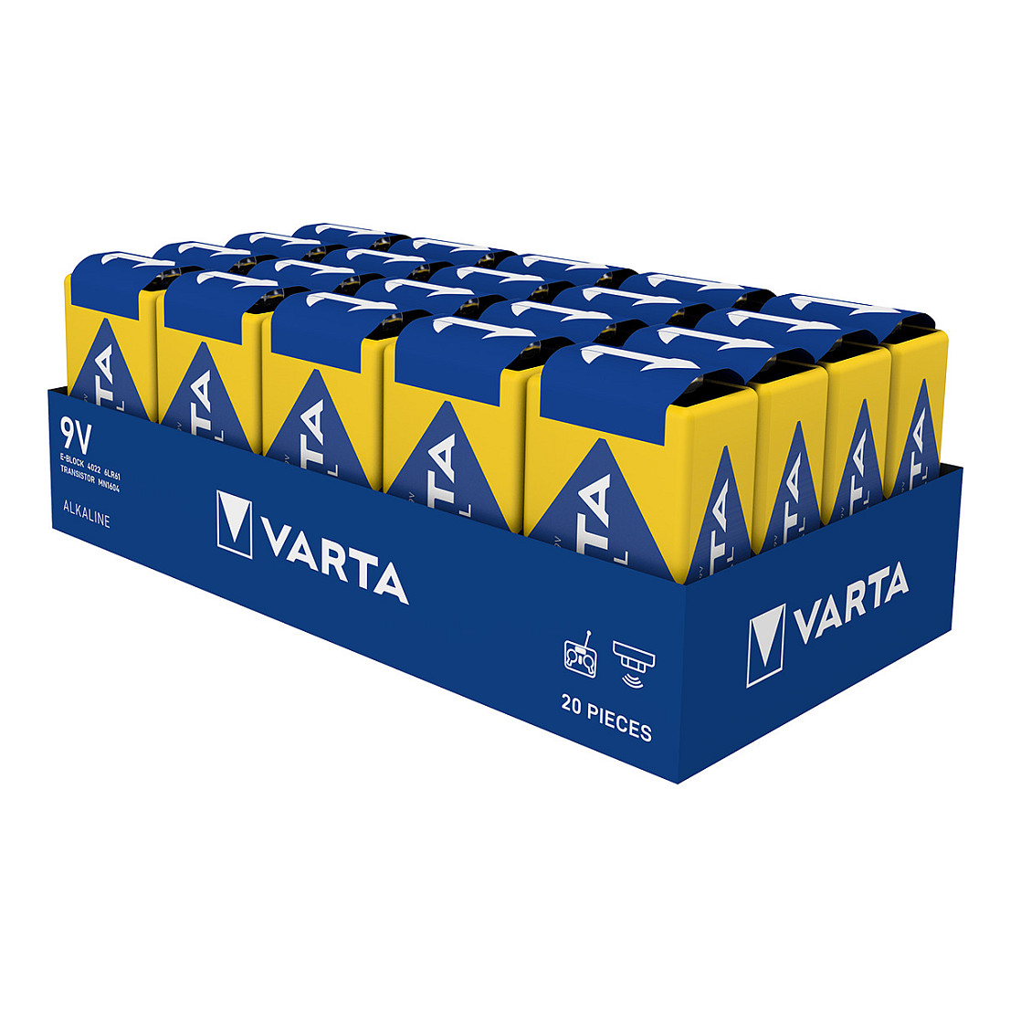 Bateri 9V E‑Block (6LR61) Industrial Pro / 1Pack / Varta thumbnail 3