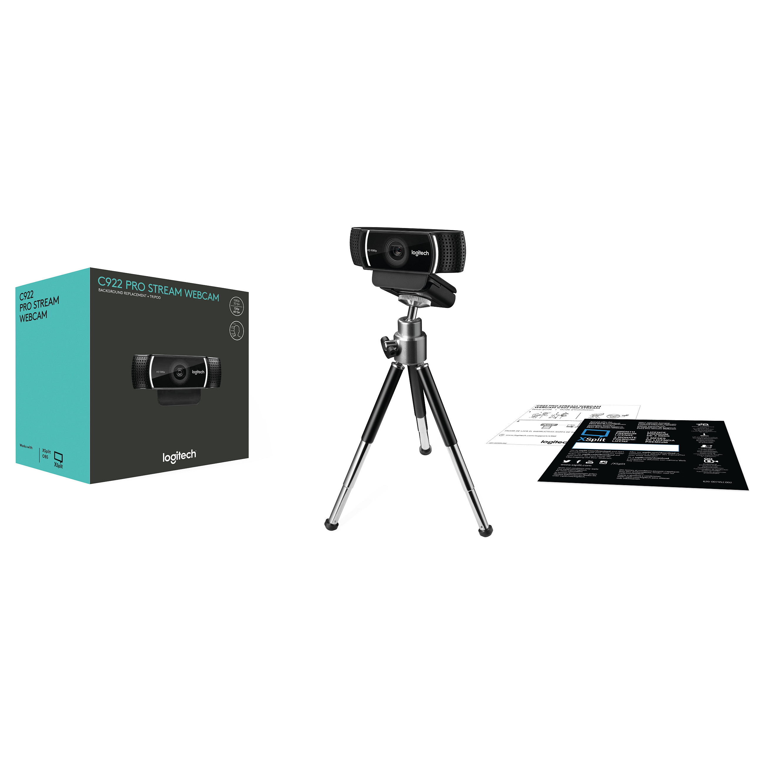 Webcam Logitech HD Pro C922 / 960-001087 / Full HD 1080p / USB 2.0 / 78° / 60 fps – Zezë 3
