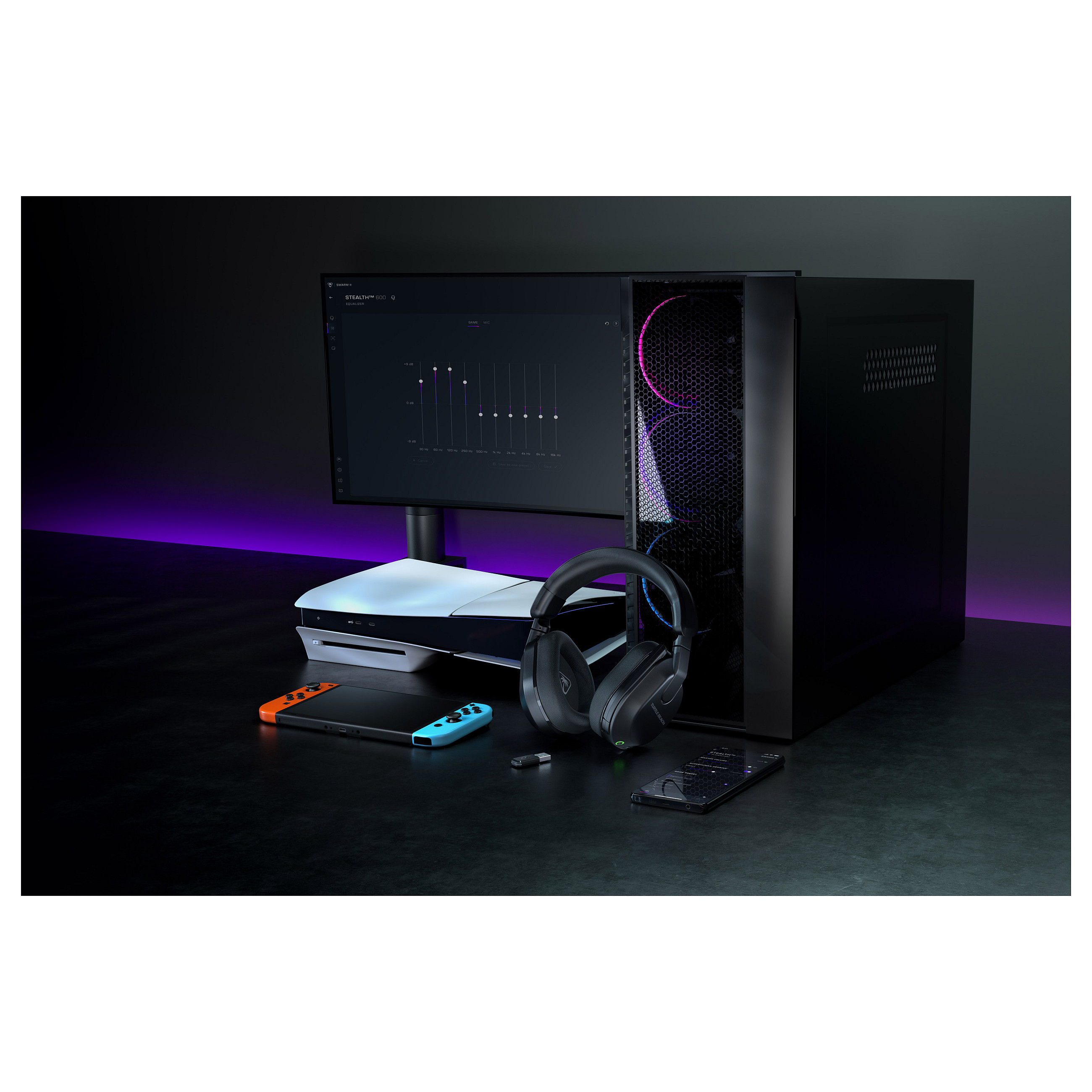 Kufje Gaming Turtle Beach Stealth 600 Gen 3 / 50 mm / Wireless 2.4 GHz + Bluetooth 5.2 / 80 orë – Zezë 8