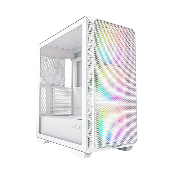 Kasë PC Montech Air 903 MAX / Mid Tower / ATX / 3x 140mm Front + 1x 140mm Rear Fan / Mesh - Bardhë