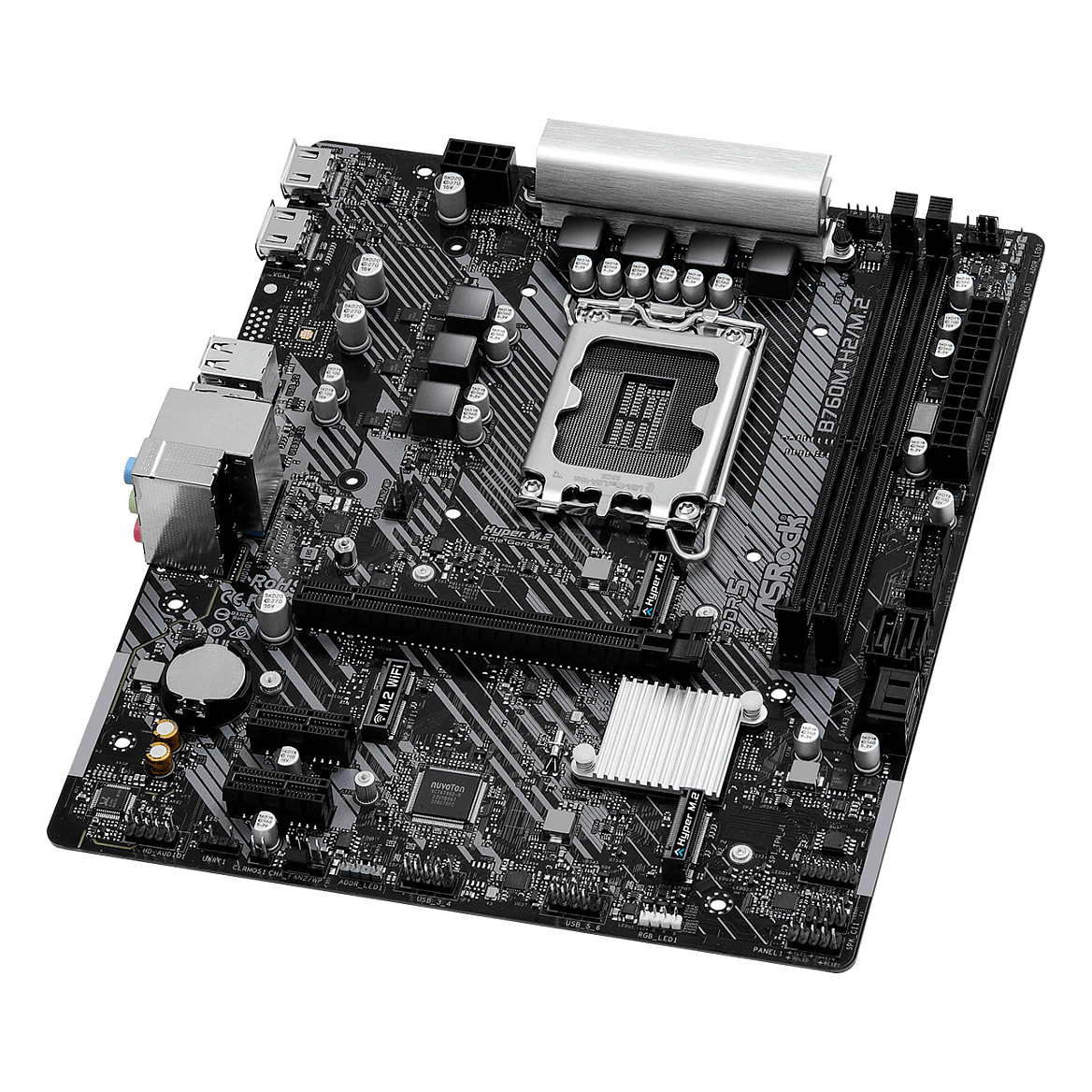 Pllakë Amë ASROCK B760M-H2 / M.2 thumbnail 3
