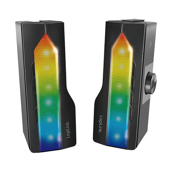 Soundbar LogiLink SP0059, 6W, Bluetooth, USB, Ndriçim RGB – Zezë 4