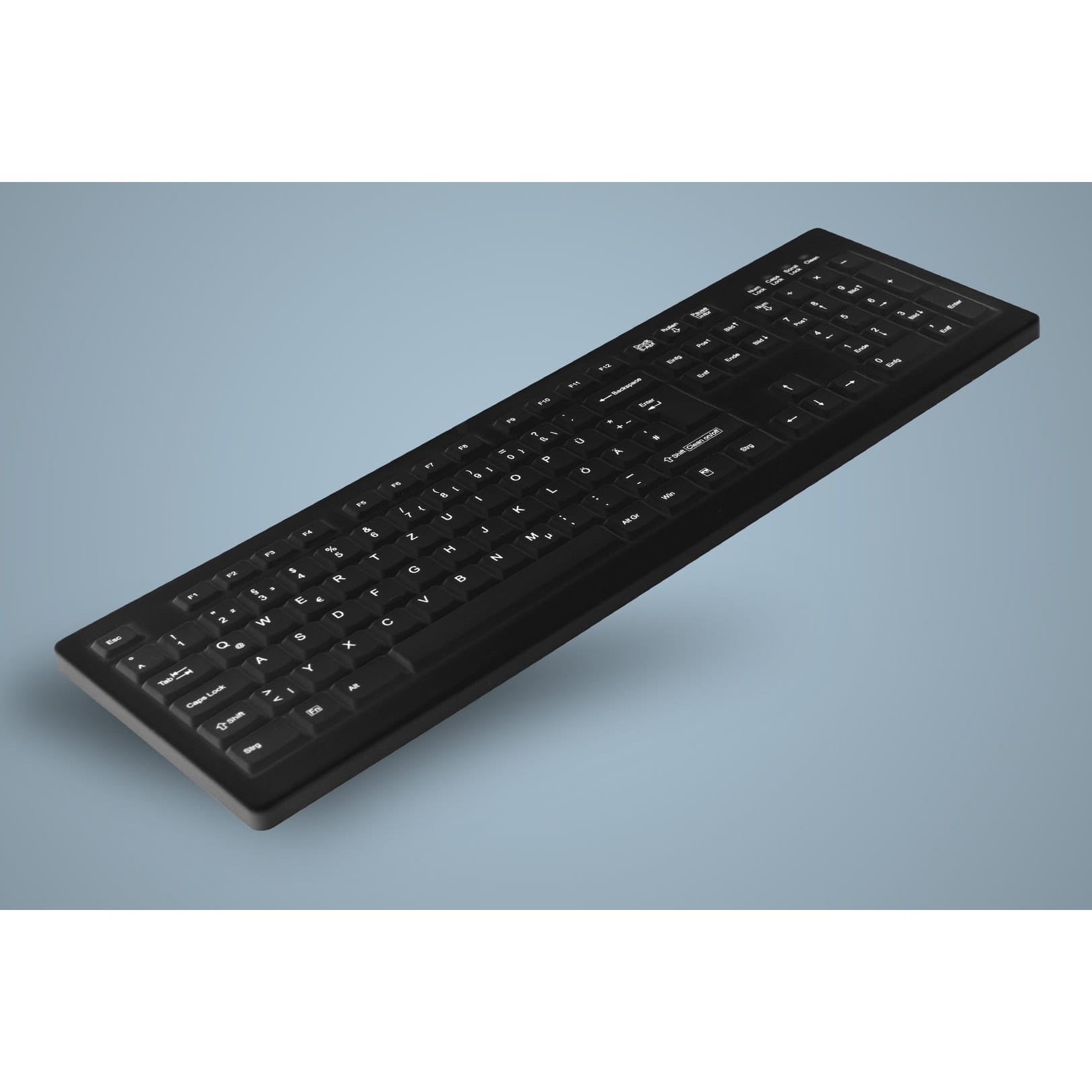 Tastierë me kabllo Cherry AK-C8100F-U1-B/US – Zezë thumbnail 2