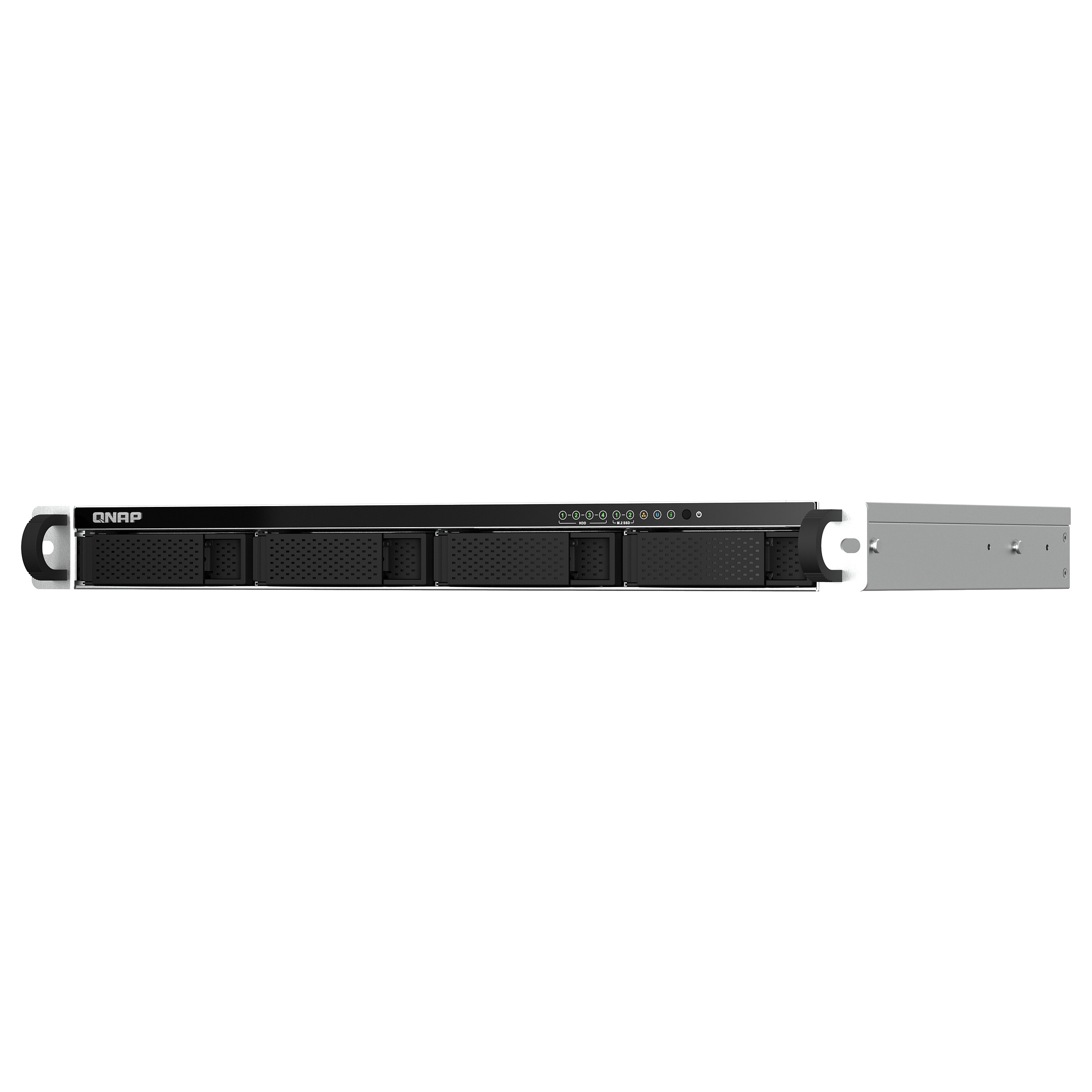 QNAP TS-464eU-8G 4-Bay Rackmount NAS Server – Intel Celeron N5095, 8GB DDR4, 2x 2.5GbE, 2x M.2 NVMe, SATA 6Gb/s 5