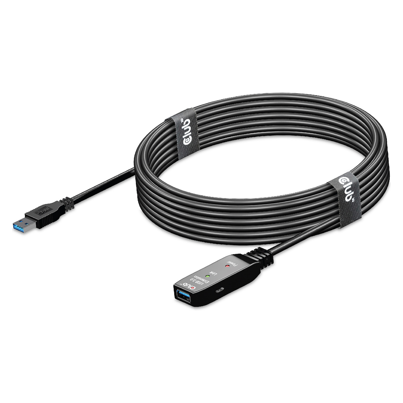 Kabllo USB CLUB3D CAC-1404, USB-A mashkull në USB-A femër, 5 m, USB 3.2 Gen 1, 5 Gbps, aktive - Zezë 9
