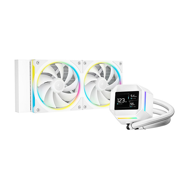 Ftohës për Procesor K Cooler Water Cooling Deepcool LM240 - Bardhë