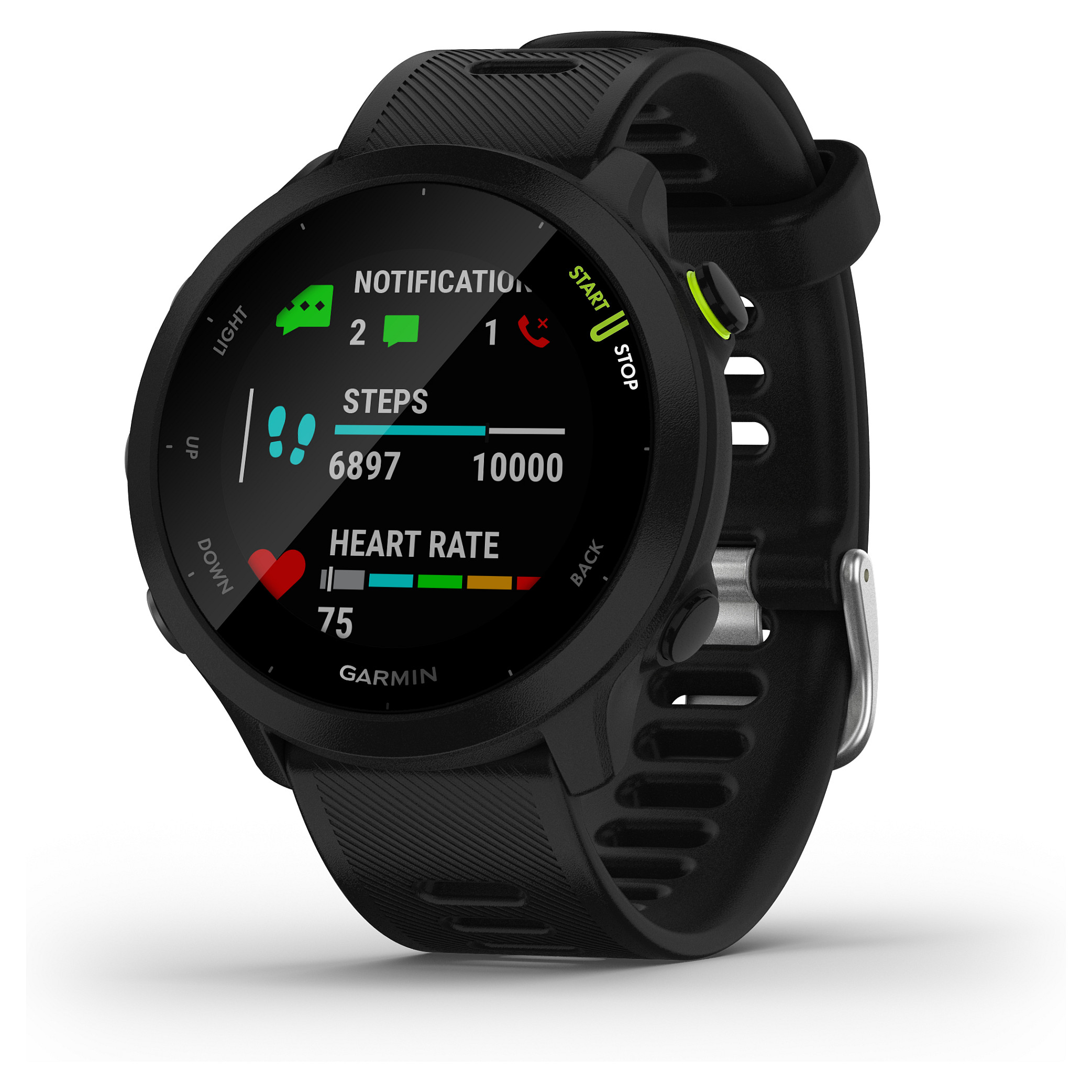 Orë e mençur Garmin Forerunner 55 - Zezë thumbnail 3