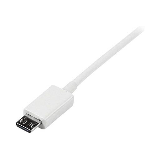 Kabllo StarTech.com USBPAUB2MW, USB-A në Micro-USB-B, USB 2.0, 480 Mbps, 2 m - Bardhë 3