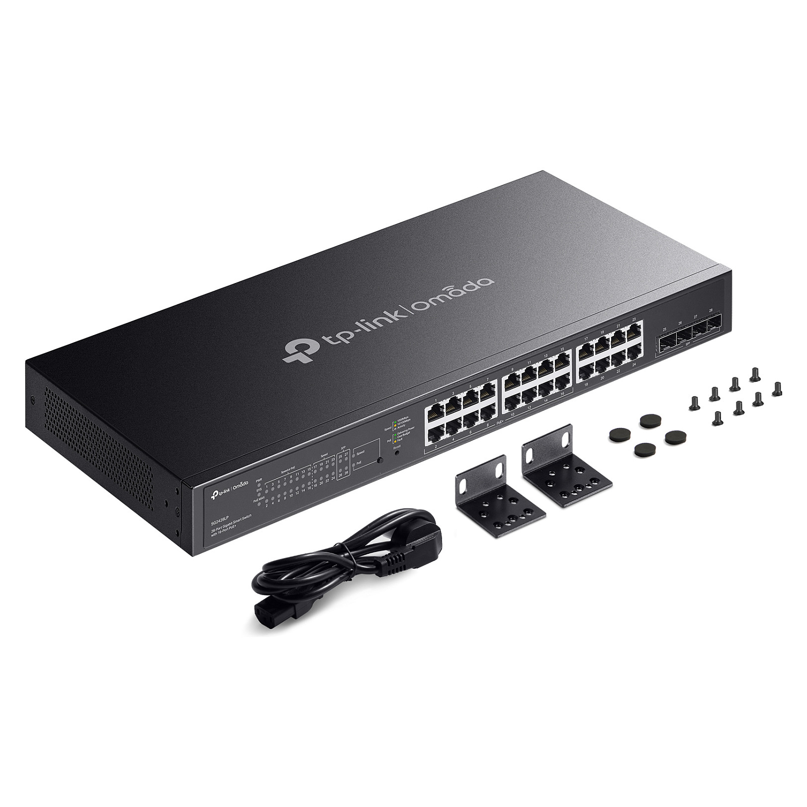 TP-Link Omada SG2428LP – 24× Gigabit Managed PoE+ Switch me 4× SFP, 150W PoE, Rackmount thumbnail 6