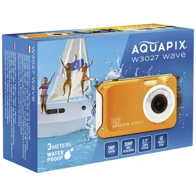 Kamerë digjitale Easypix Aquapix W3027 / 5MP / 30MP Interpolated / 1080p Full HD / 4x Digital Zoom / 2.7" LCD / 3m Waterproof - Portokalli 2