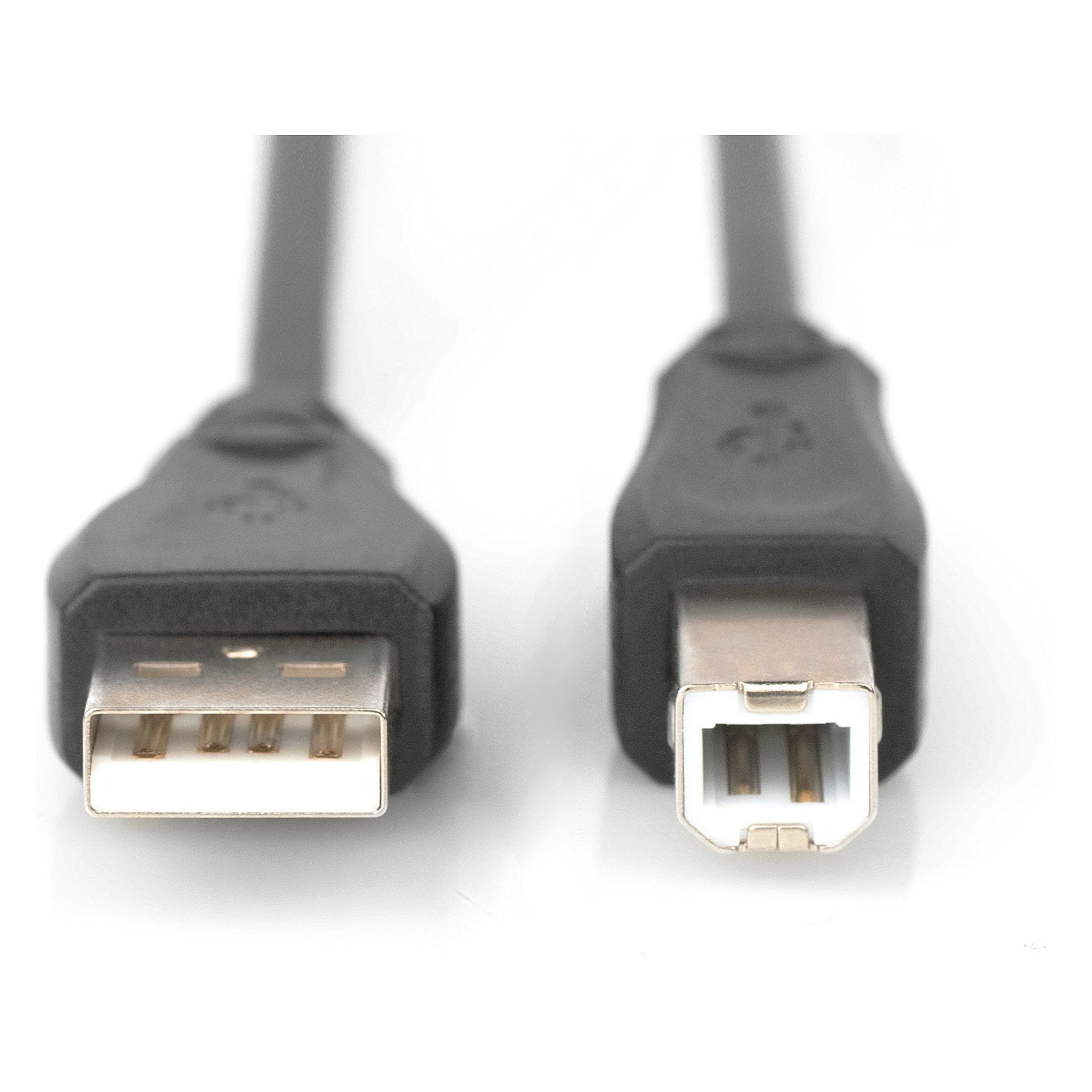 Kabllo USB DIGITUS USB 2.0 Type‑A → Type‑B / 3 m – Zezë thumbnail 2