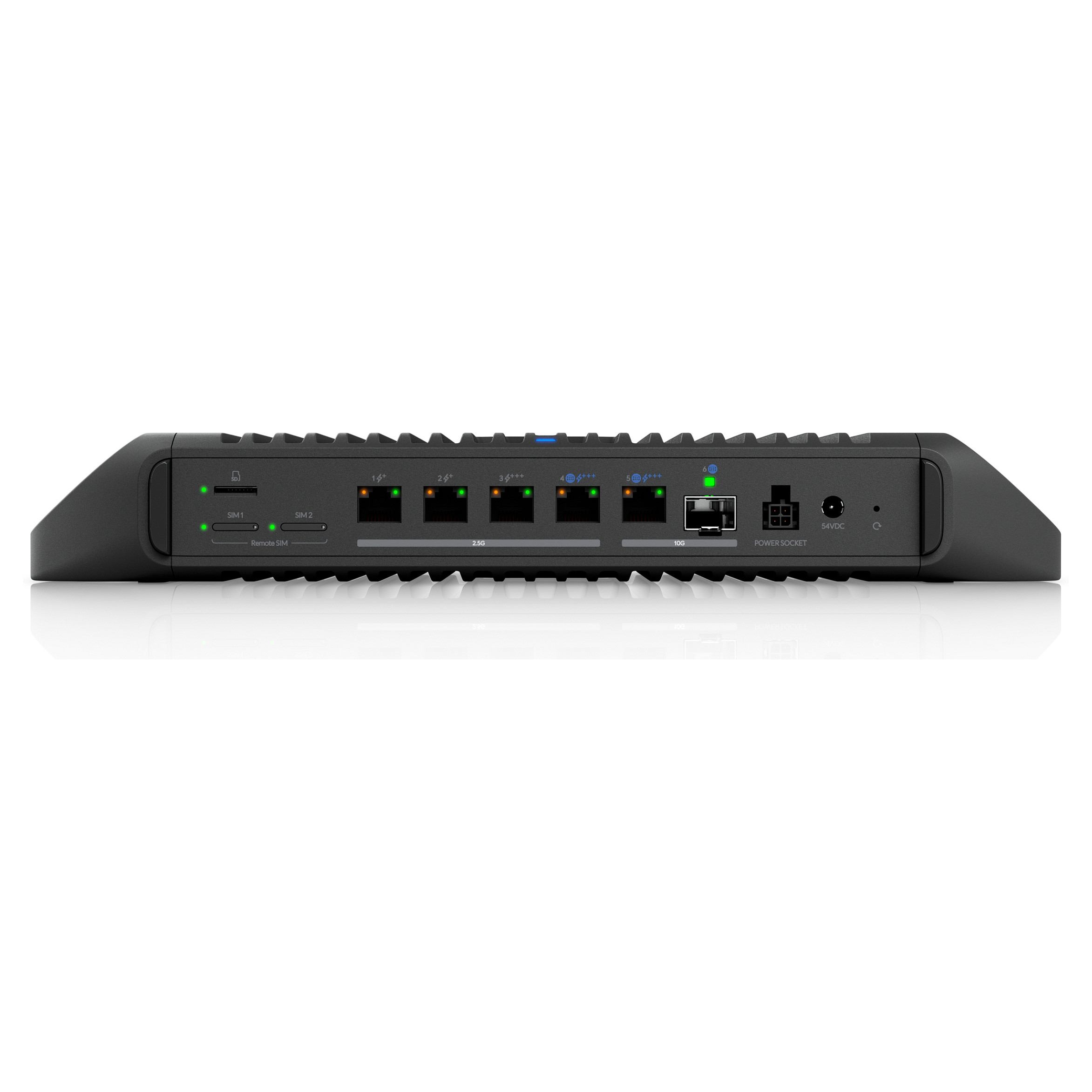 Ubiquiti UniFi Cloud Gateway Industrial UCG-Industrial – WiFi 7, 10GbE Gateway, 2.5GbE PoE++, Firewall, VPN, UniFi Controller, Protect NVR 2