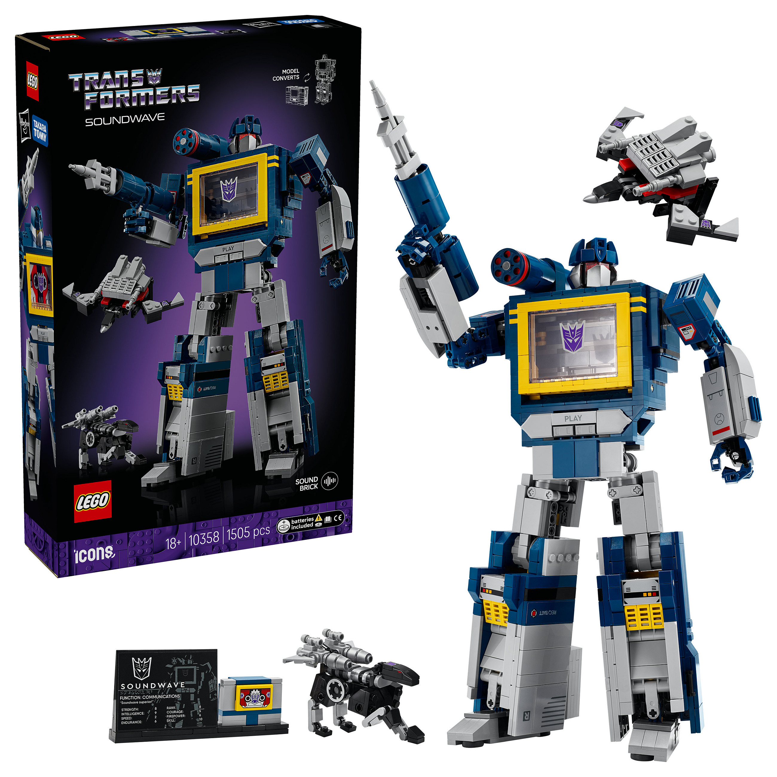 LEGO ICONS Transformers: Soundwave thumbnail 2