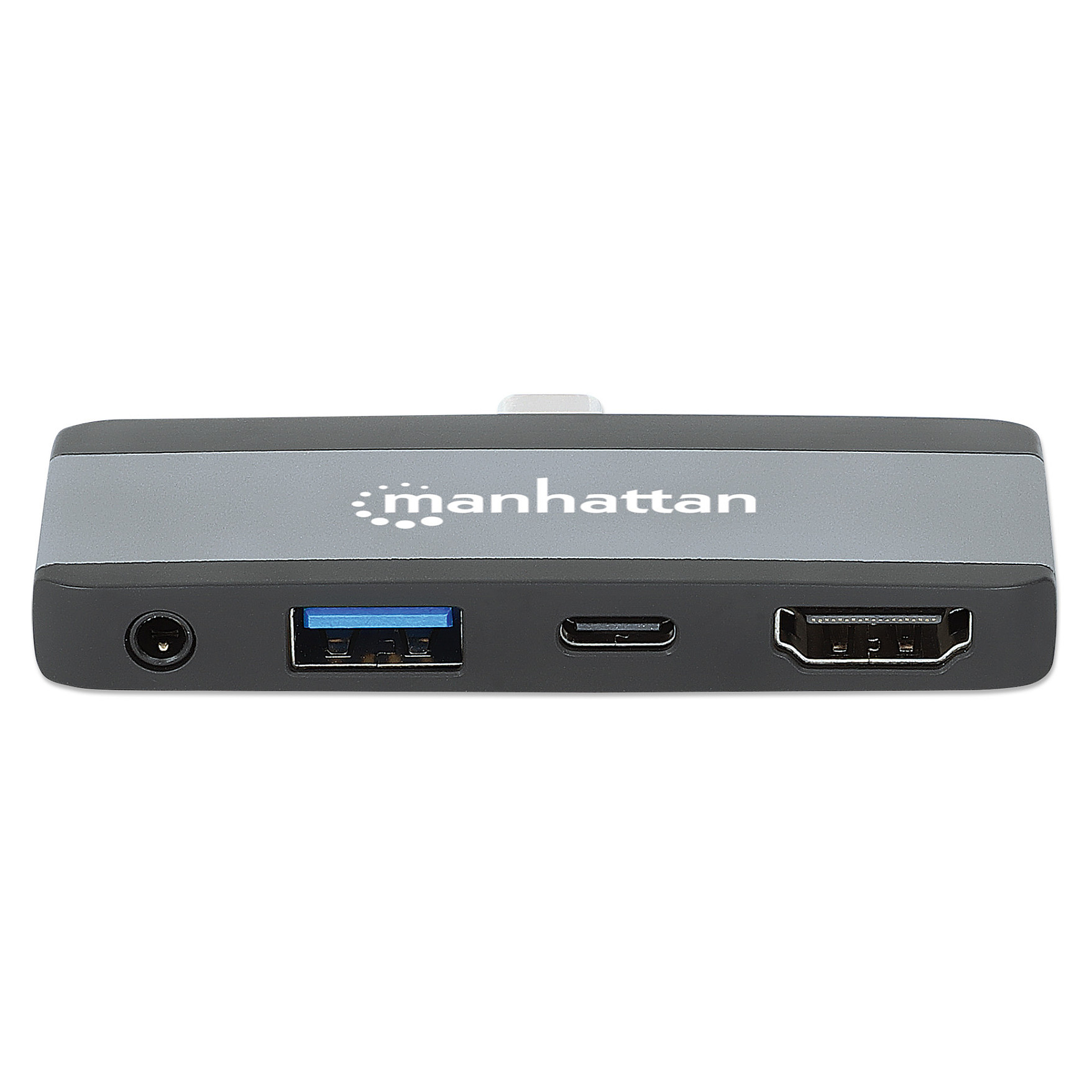 Docking Station Manhattan 190404 / 1x USB-A / 1x USB-C / HDMI / 3.5mm Audio / 100W PD – Hiri 3