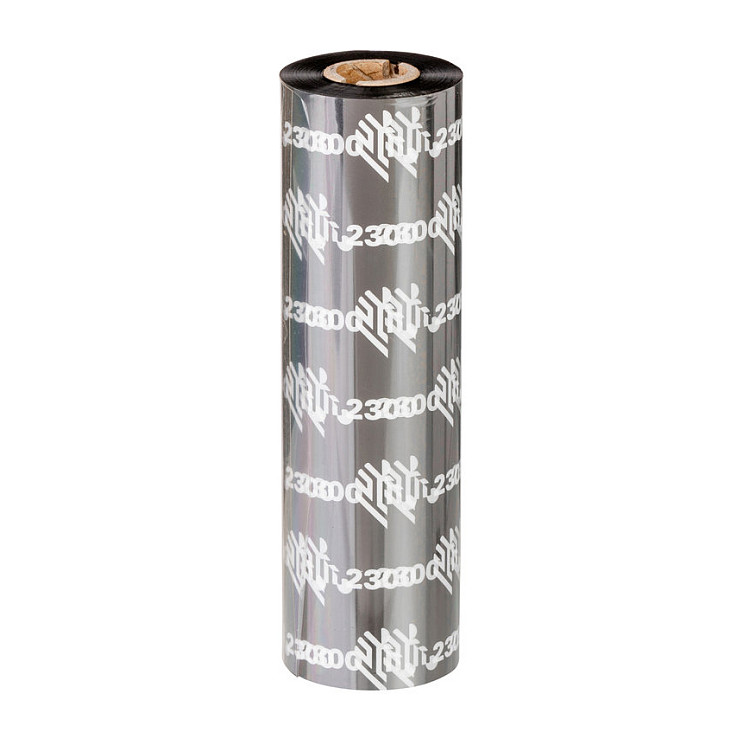 Shirit për printer etiketash Zebra 04800CT11007, rrëshirë, 110 mm × 74 m, 6 copë, për ZD420c dhe ZD420c-HC - Zezë 6