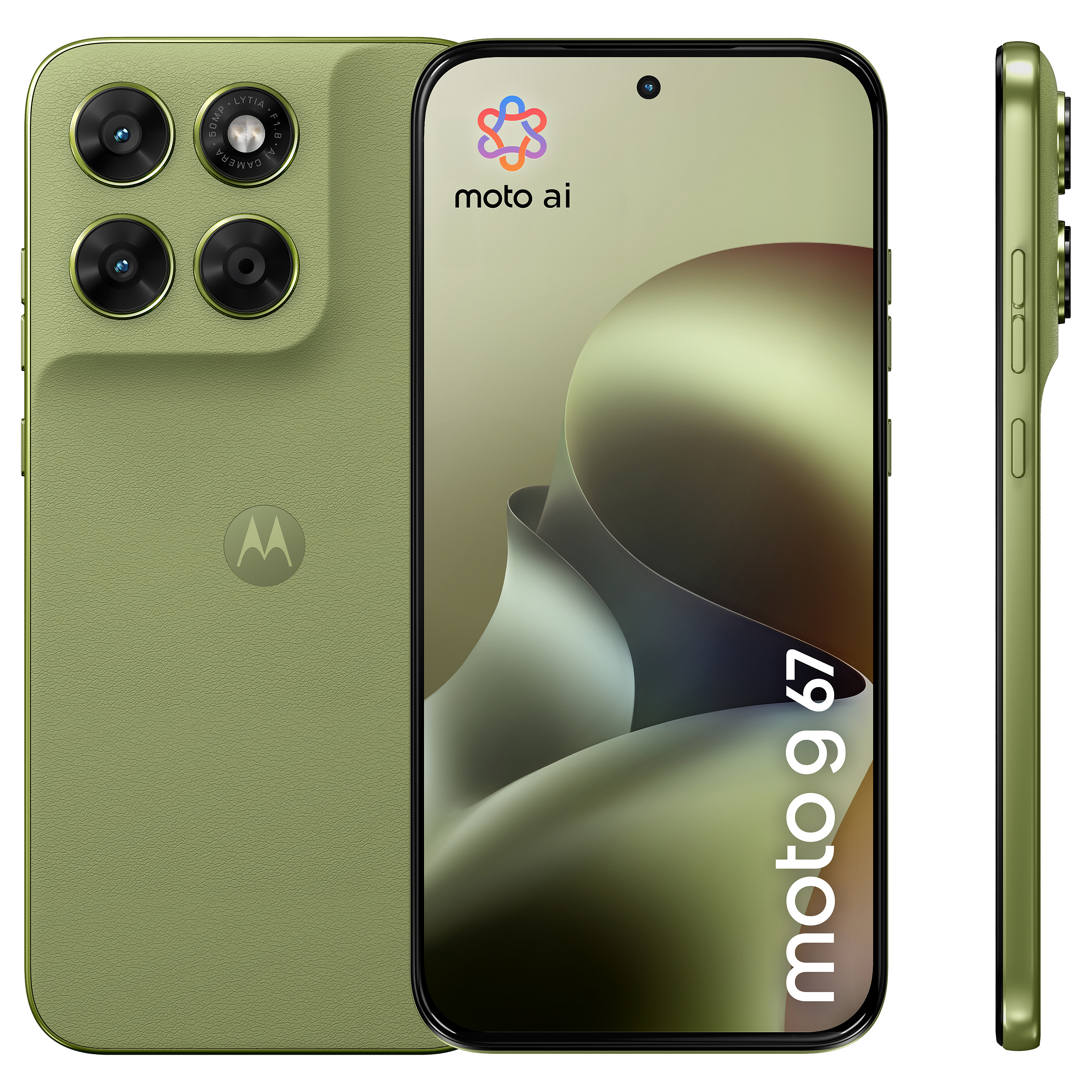 Telefon Motorola moto g67 / 4GB / 256GB / 5G / Hybrid Dual SIM - Gjelbër 8