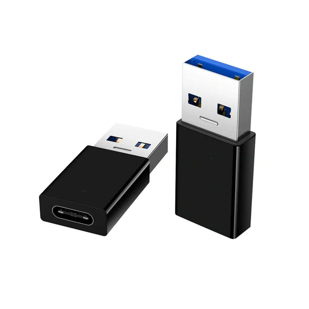 Konvertues Metal Case USB 3.0 male në Tybe C female / I zi