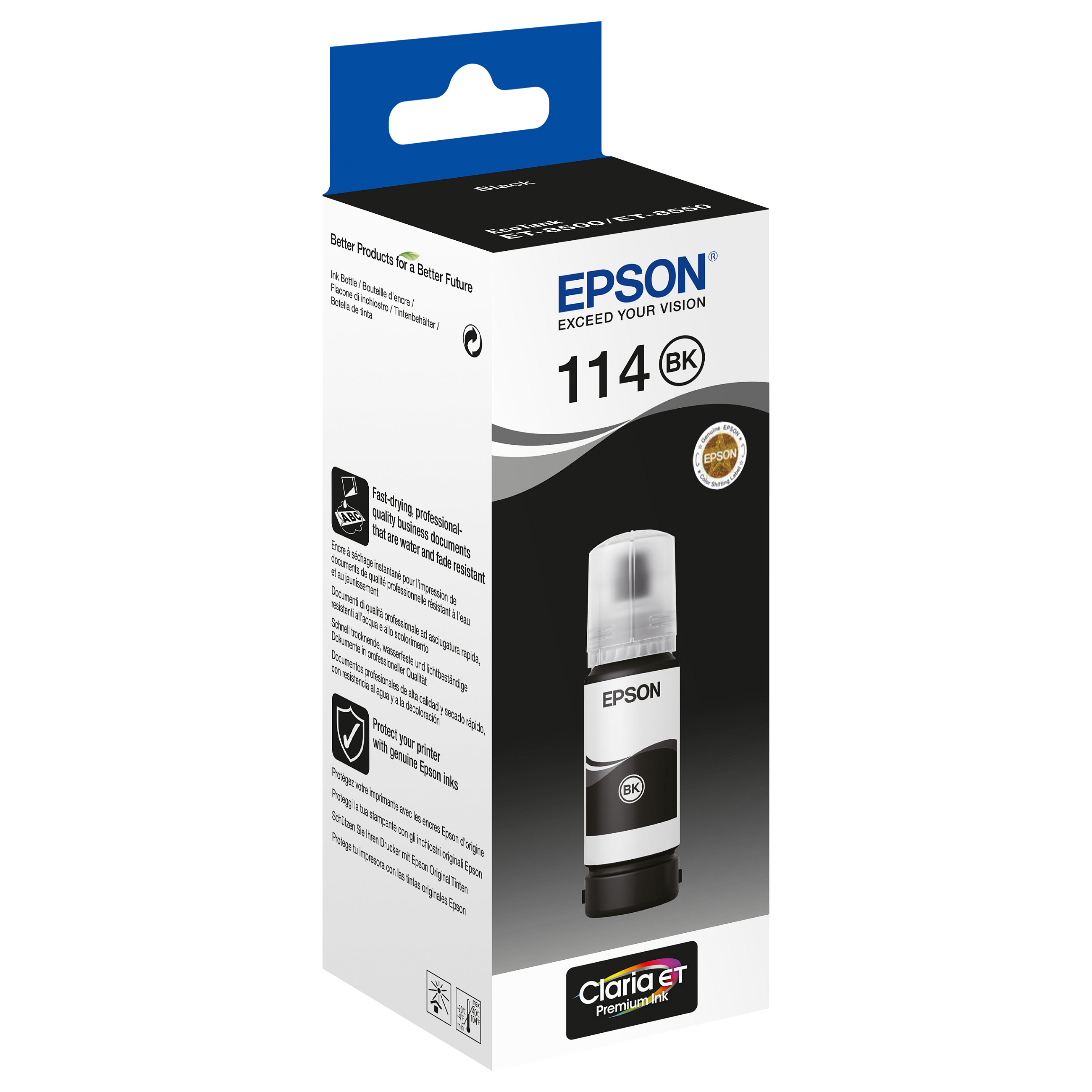 INK Epson 144 EcoTank Ink Bottle – Black, 70ml