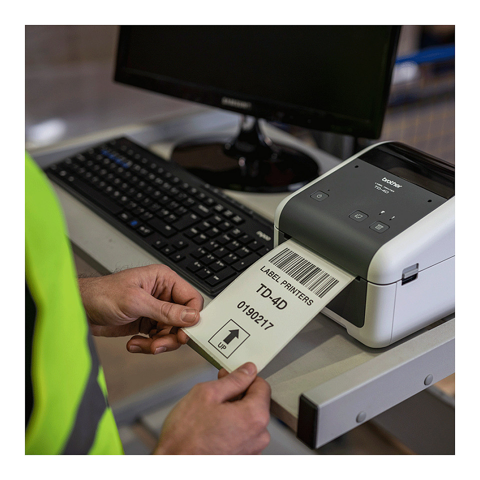 Printer Label Brother TD-4520DN / LAN / USB / 300 DPI / 152 mm/s thumbnail 2