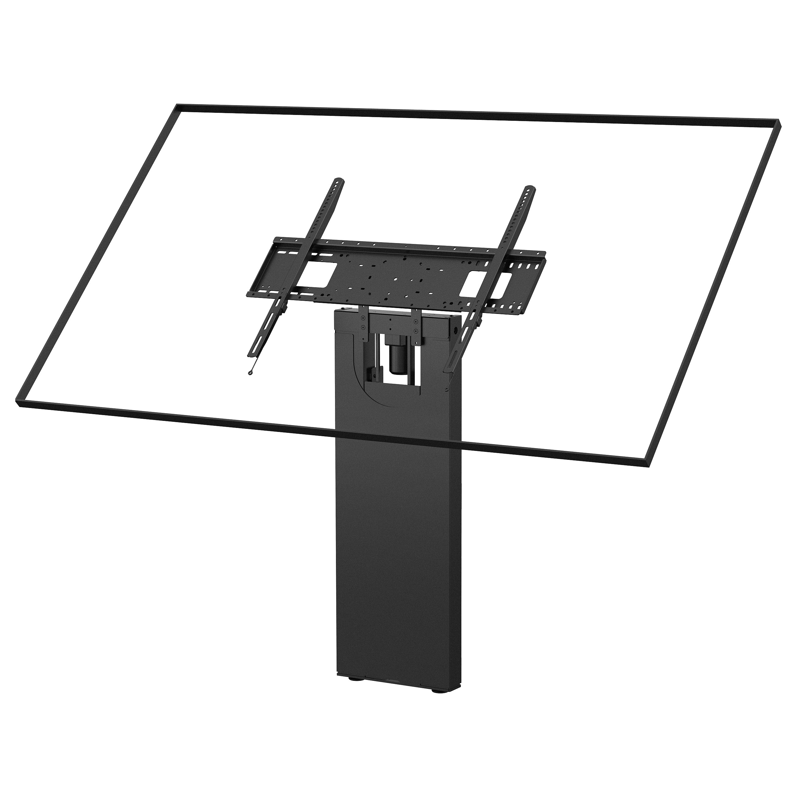 Mbajtëse për Monitor Vision VFM-F50, Motorike, deri në 100", 95kg, VESA 800x600mm, Rregullim 800mm - Zezë 5