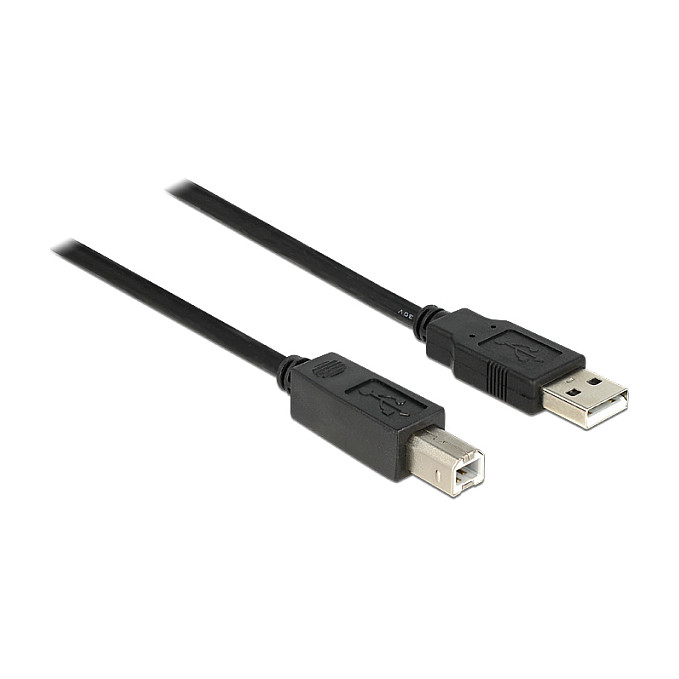 Kabllo USB DeLOCK 82915, USB-A në USB-B, USB 2.0, 11 m - Zezë 3