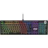 Tastierë Gaming MSI FORGE GK600 TKL / Wired / 83 Keys / Mechanical Linear Switch / USB Type-C + 2.4 GHz Wireless + Bluetooth / AZERTY FR / RGB - Mix 4