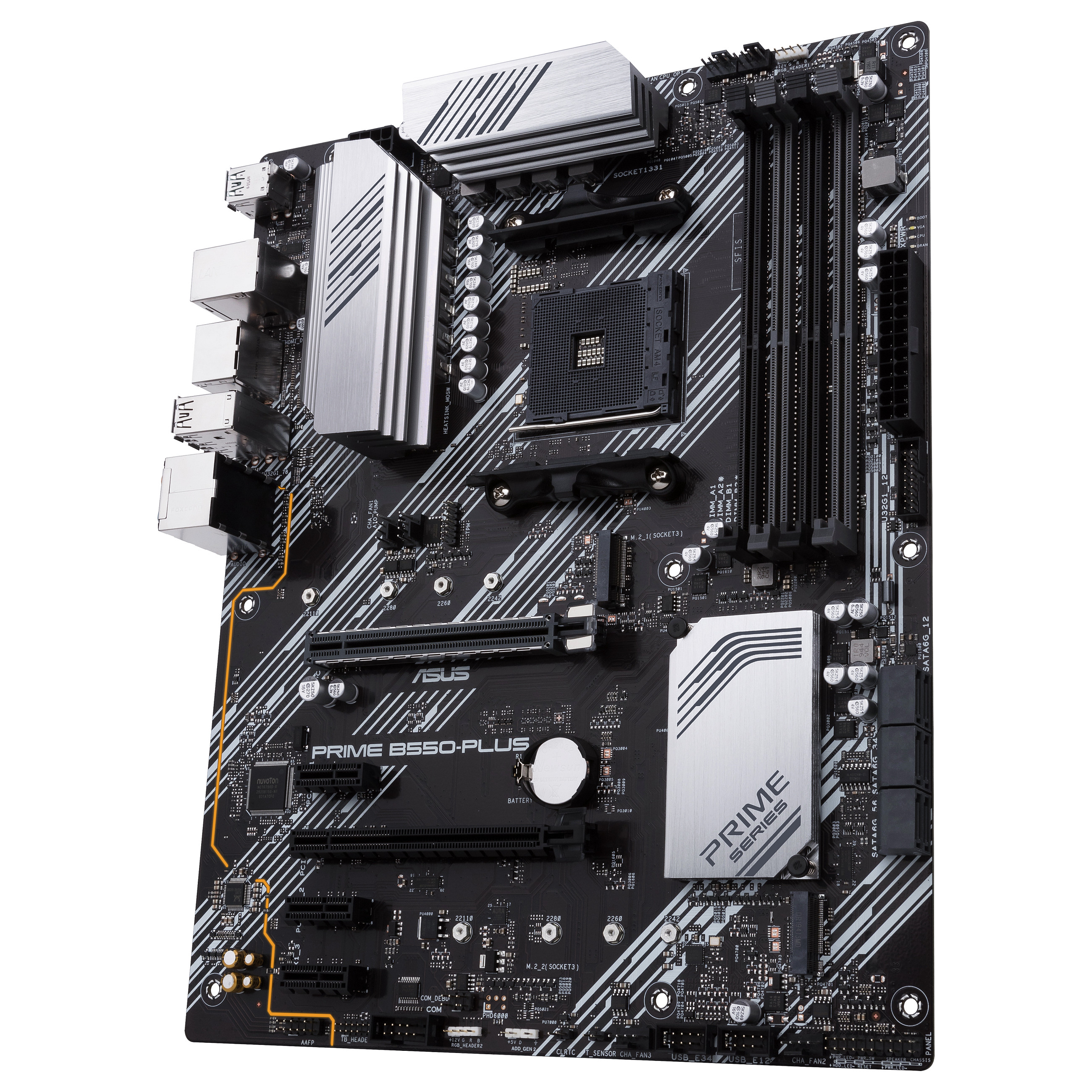 Pllakë amë AMD AM4 ASUS PRIME B550-PLUS thumbnail 4