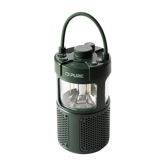 Altoparlant Pure Woodland Glow, 20W, Bluetooth 5.3, AUX, IPX6, USB-C - Gjelbër 3