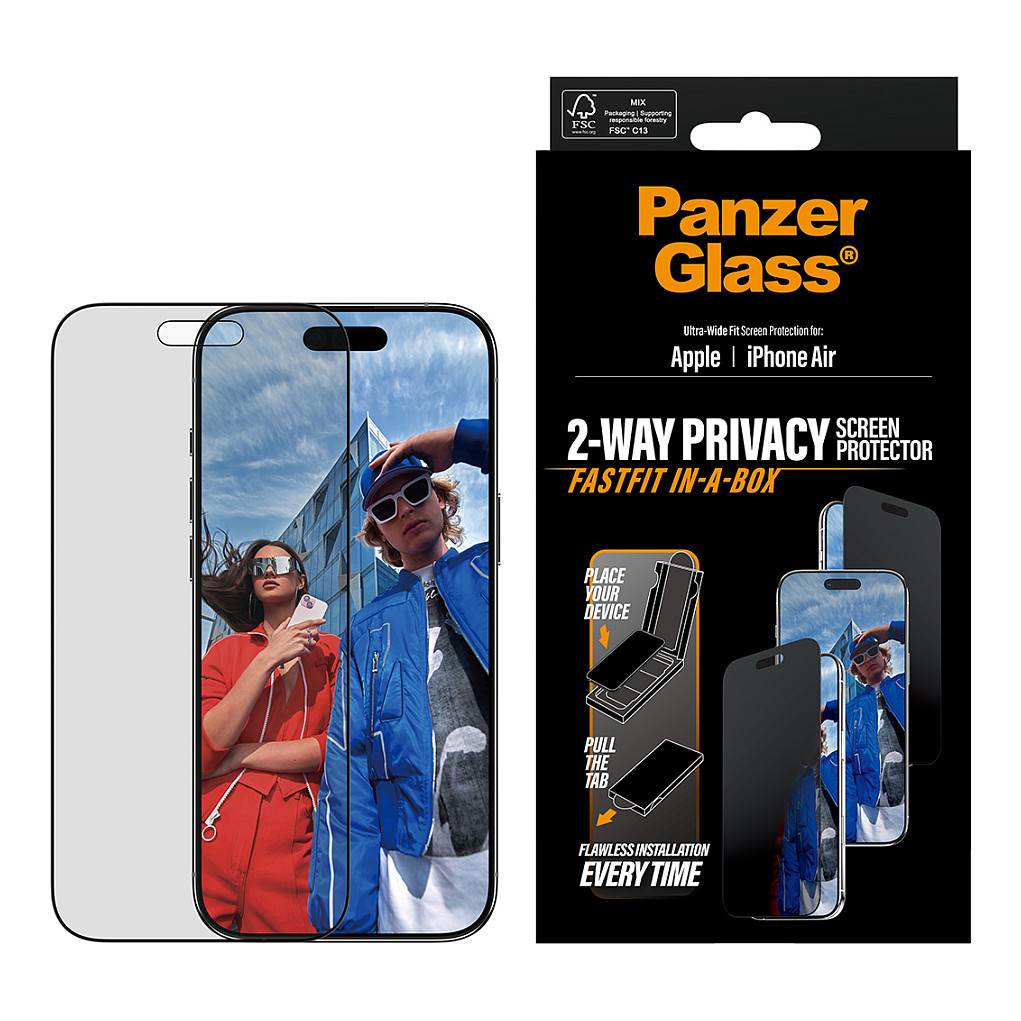Privacy Screen Protector iPhone 17 Air– Zezë thumbnail 2