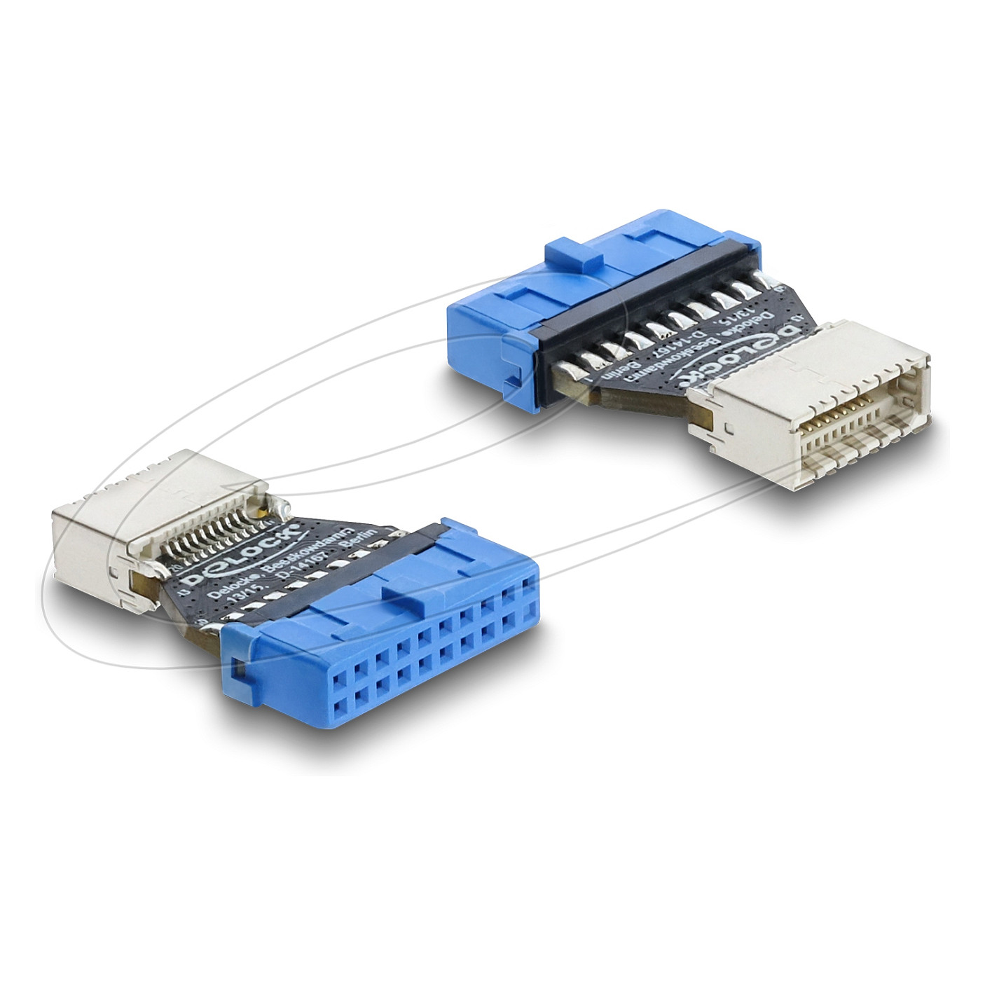 Adapter USB DeLOCK 65216, USB 3.0, Micro USB-B Mashkull në USB-B Femër, 5Gbps - Zezë 9