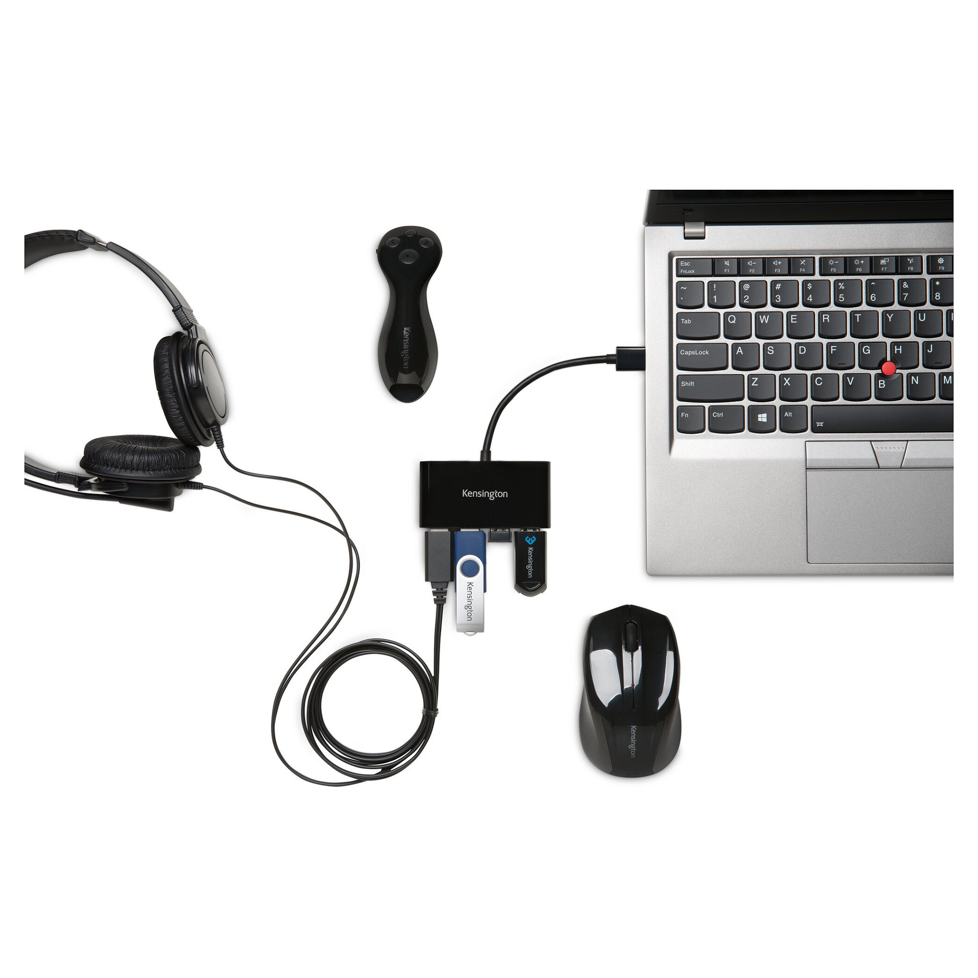 Hub USB Kensington UH4000, 4x USB-A, USB 3.0, 5 Gbps – Zezë 3