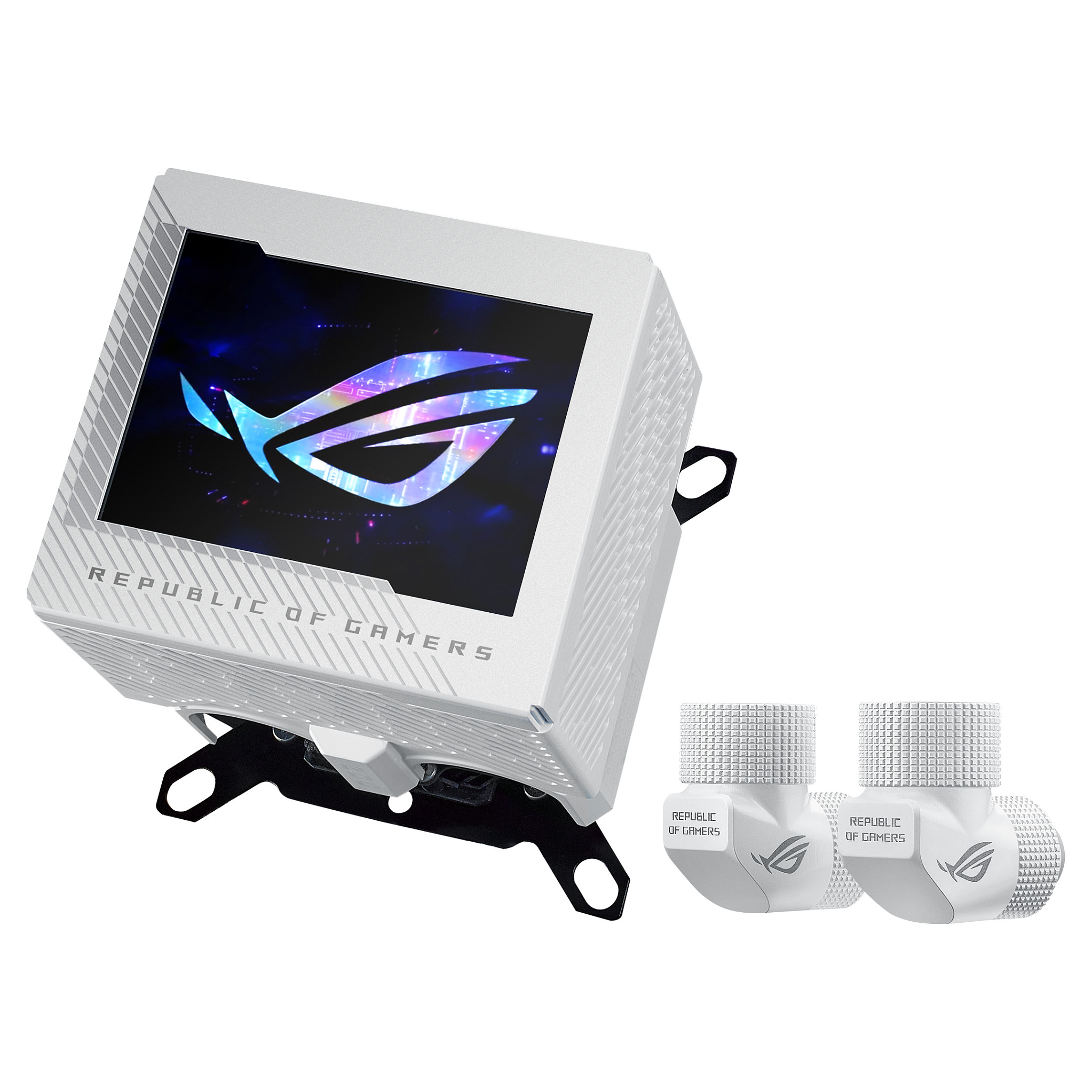 Ftohës për Procesor ASUS ROG Ryujin III WB LCD - Bardhë thumbnail 2