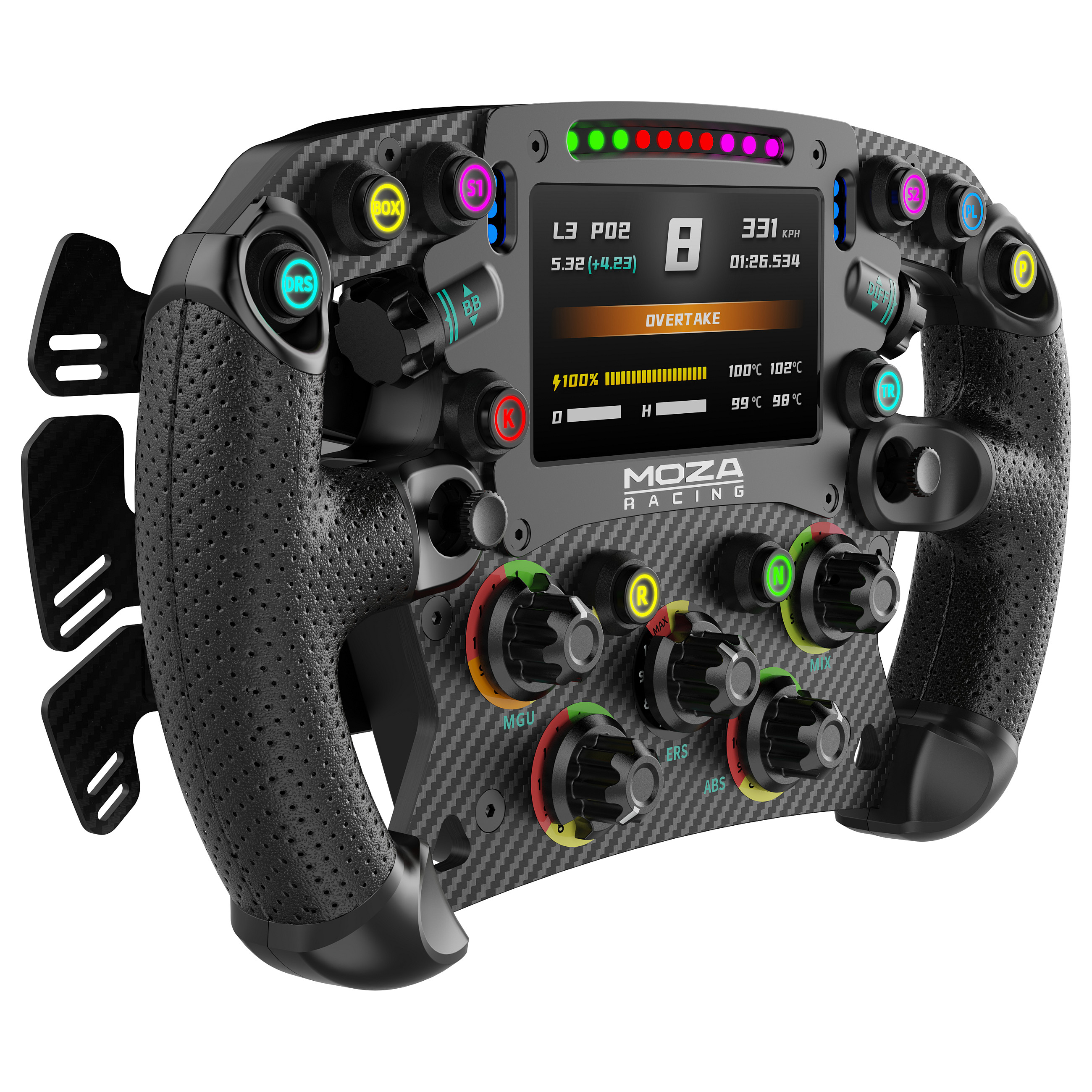 Kontroller Moza Racing FSR2 Formula Wheel - Zezë thumbnail 6