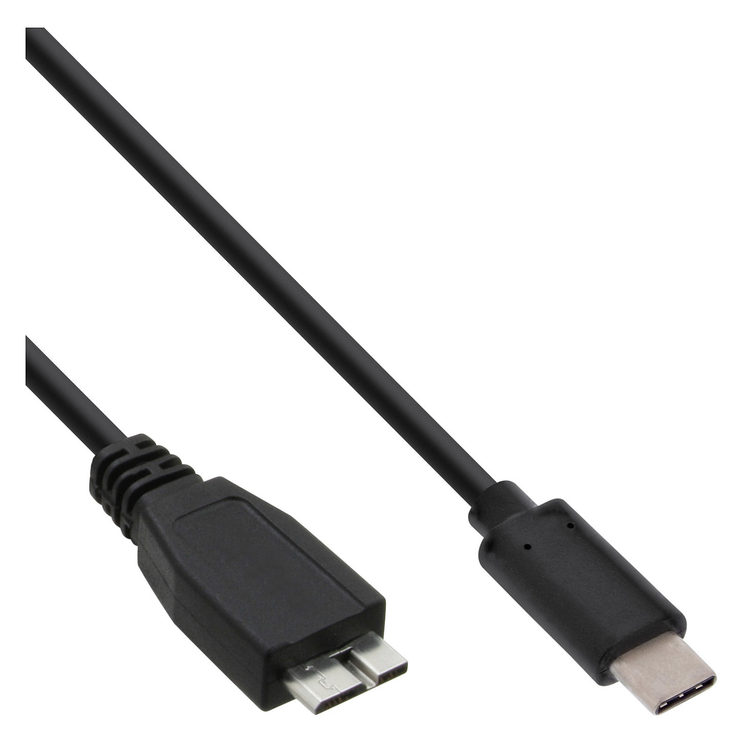 Kabllo USB InLine 35851, USB-C në USB-C, 1 m, 100 W, USB 2.0, veshje tekstili - Zezë 6