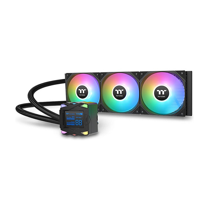 Ftohës për procesor Thermaltake LA360-S ARGB / 360mm / AIO / ARGB / LCD - Zezë