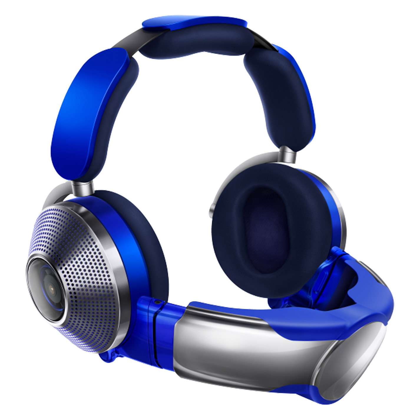 Kufje pa kabllo Dyson Zone / Bluetooth – Blu / Argjendi