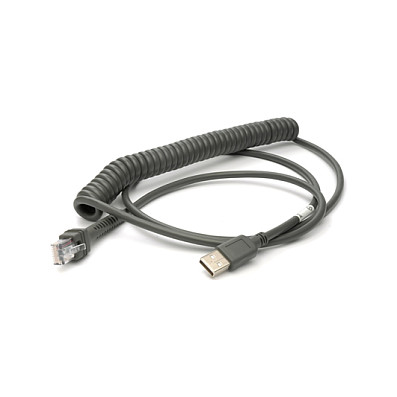 Kabllo për Skaner Datalogic Powered USB, 4.6m, USB, për 3410VSi, 3450VSi, 3510HSi dhe 3550HSi - Zezë 2
