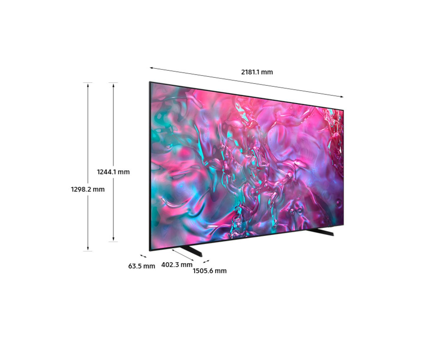Smart TV Samsung UE98DU9072UXXH (2026) / 98"/ 4K Ultra HD / LED / HDR 10+ / 100Hz / Tizen OS - Zezë 2