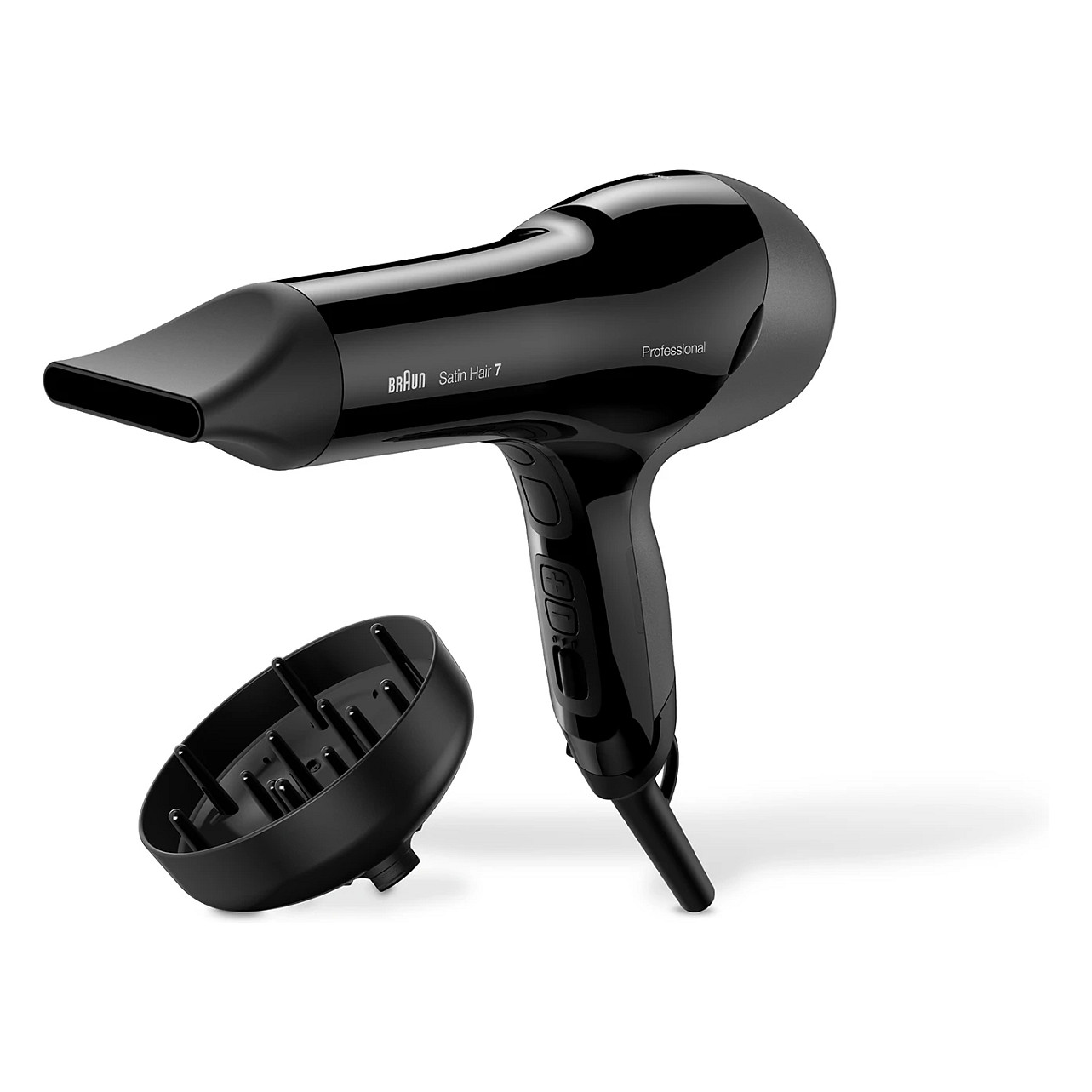 Tharëse për Flokë Braun Satin Hair 7 SensoDryer HD 785, 2000 W, Teknologji Jonike – Zezë
