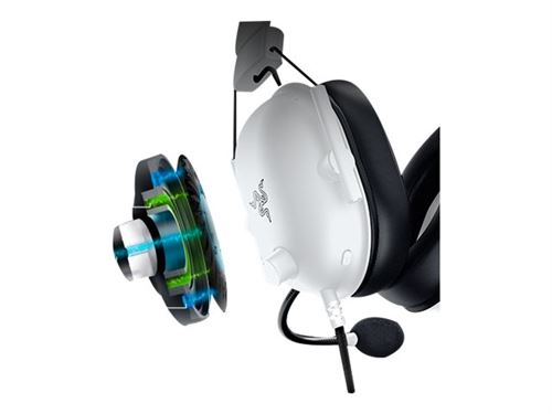 Kufje Gaming Razer BlackShark V2 X, Wired, 7.1 Surround Sound, Razer TriForce 50 mm, 3.5 mm – Bardhë , Zezë 2