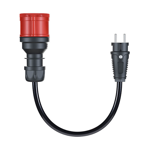 Set Adapterësh go-e CH-04-33, për Gemini flex 11 kW, Prizë CEE 32A, CEE 16A dhe Prizë Shtëpiake - Zezë/Kuqe/Blu 4