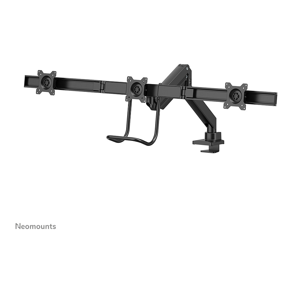Mbajtëse për Monitor Neomounts NM-D775DX3BLACK , 3 Monitorë , 17–27" , deri 6kg për monitor , VESA 75x75 & 100x100 - Zezë 9