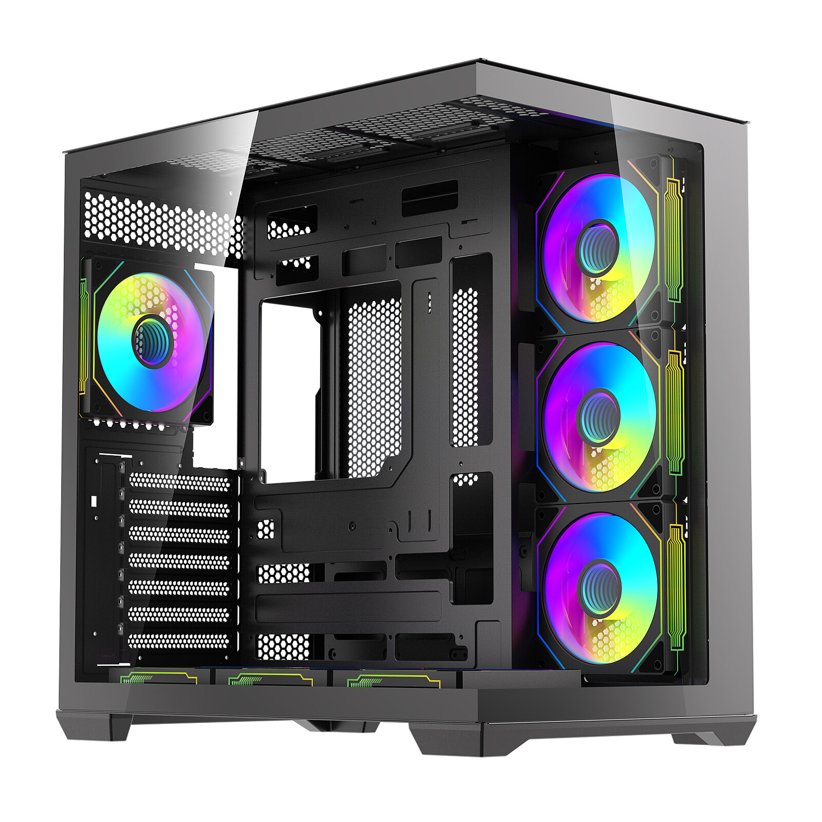 SUMMER SERIES 35 / Ryzen 7 7800X3D / 32GB DDR5 / 1TB / RTX 5070 12GB / Kasë Darkflash C280 - Zezë