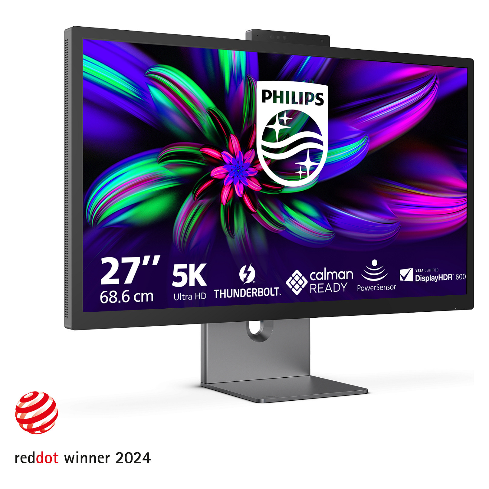 Monitor Philips Brilliance 27E3U7903 / 27"/ 5K Ultra HD IPS AG / LCD / 70Hz / 4ms / USB + HDMI + Thunderbolt + HDCP - Gri thumbnail 2
