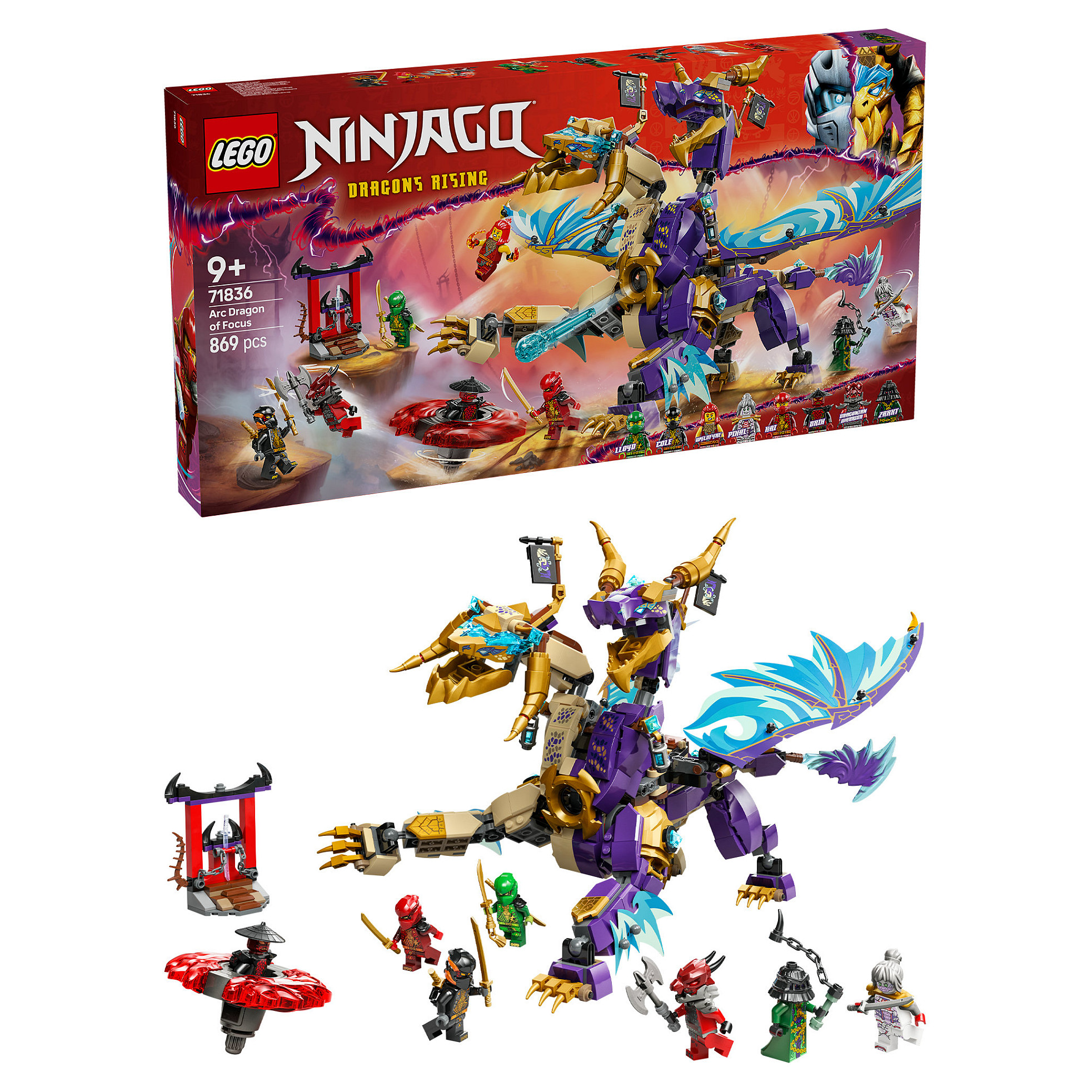 LEGO 71836 Ninjago Light Arc Dragon thumbnail 2