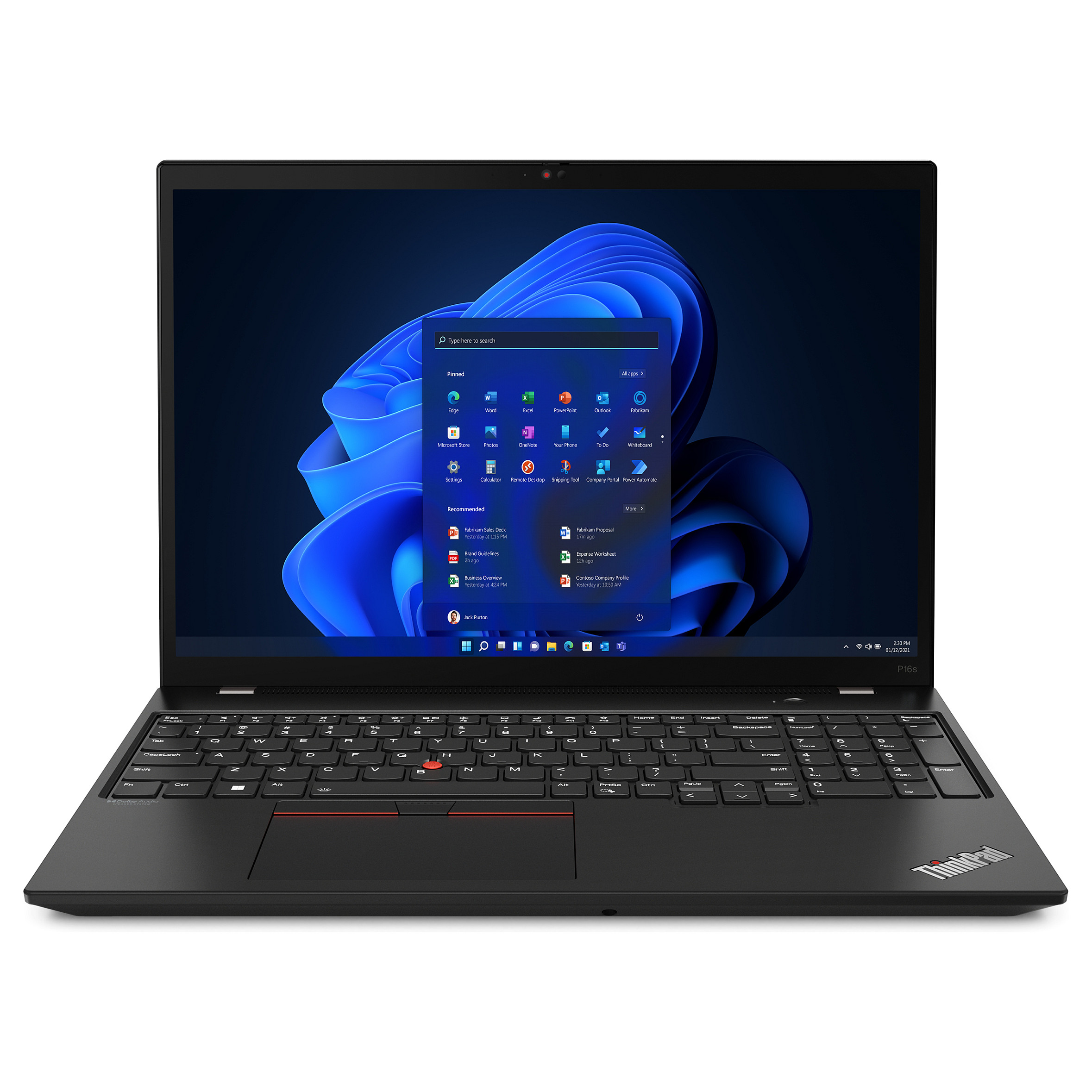 Laptop Lenovo ThinkPad P16s Gen 2 / Ryzen 7 PRO 7840U / 32GB LPDDR5x / 1TB / 16" WUXGA IPS Touch / AMD Radeon 780M - Zezë