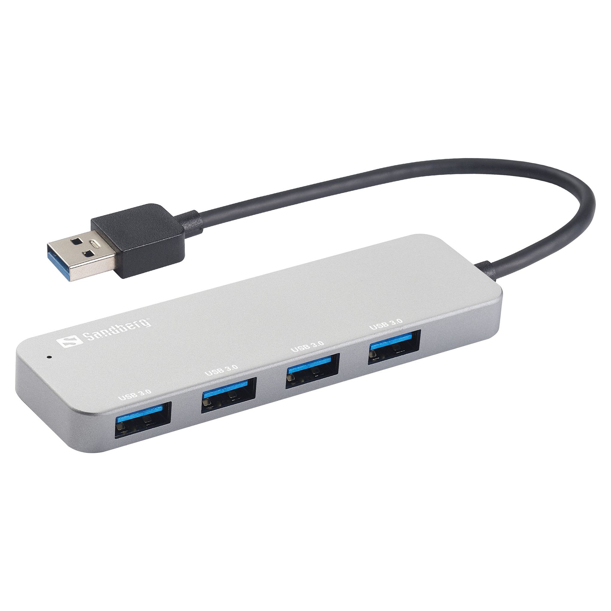 Hubs Sandberg 133-88 / 4× USB-A / USB 3.0 / 5 Gbps / Trup Alumini - Bardhë 4