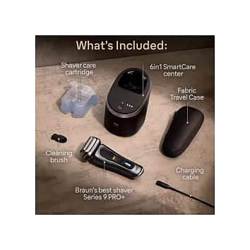 Makinë e rrojës Braun Series 9 Pro+ 9565cc / Wet & Dry / 5 Elemente ProShave / ProTrimmer / 60 Min – Argjend 7